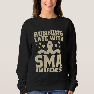 Spinal Muscular Atrophy SMA Awareness Warriors Pat Sweatshirt