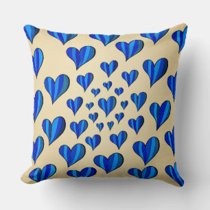 Spindled Heart – Brilliant Blues Edition Cushion