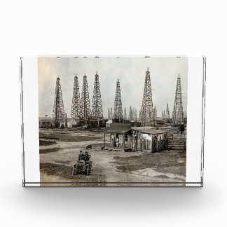 Spindletop Oil field - Texas 1902 Photo Block