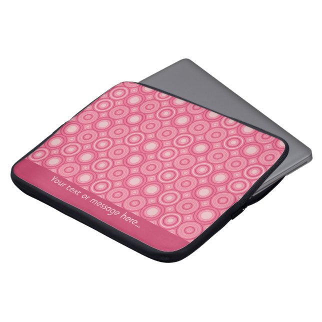 Spindot Honeysuckle Laptop Sleeve (Front Top)