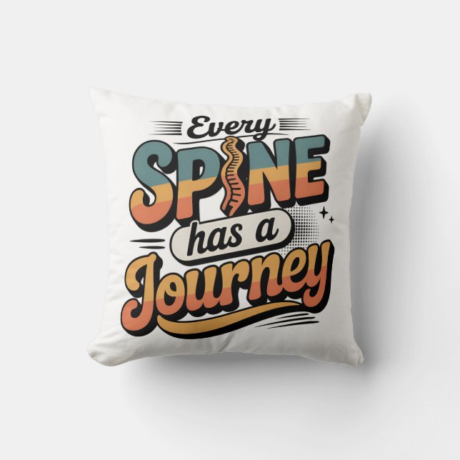 Spine Care Journey and Body Alignment Cushion (Front)