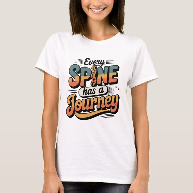 Spine Care Journey and Body Alignment T-Shirt (Front)
