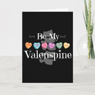 Spine Chiropractor Doctor Valenspine Valentine Chi Card
