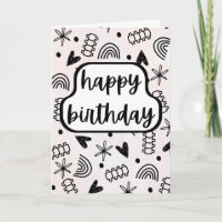 Spine Happy Birthday Card, Chiropractic Birthday