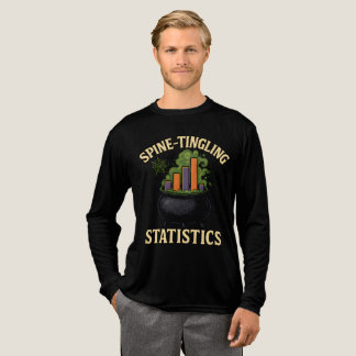 Spine-Tingling Statistics Math Cauldron Bar Graph Tri-Blend Shirt