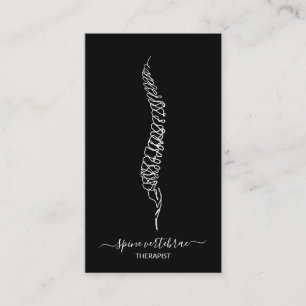 Spine vertebrae orthopaedic doctor hospital  business card
