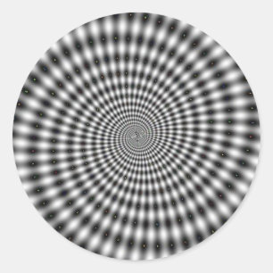 Spinner Swirl Classic Round Sticker