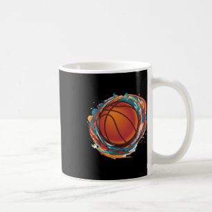 Spinning Basketball Ball Coffee Mug