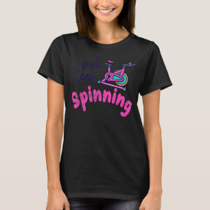 Spinning Class Indoor Rhythmic Cycling Spin Bike W T-Shirt