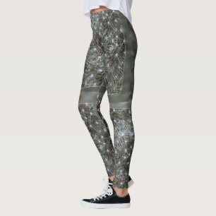 Spinning dandelion puff leggings