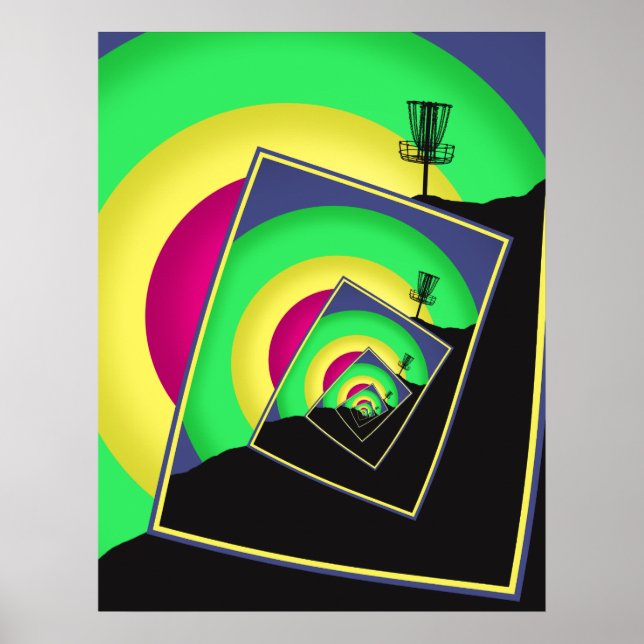 Spinning Disc Golf Baskets 5 Poster (Front)