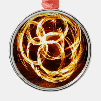 Spinning Fire - Celtic Knot Metal Tree Decoration