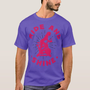 Spinning in Spin Class in Gym for Ride and Shine T-Shirt