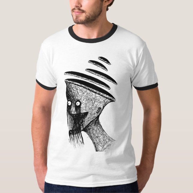 Spinning Mind – Abstract Dark Art T-shirt Design ` (Front)