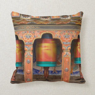 Spinning Prayer Wheels Cushion
