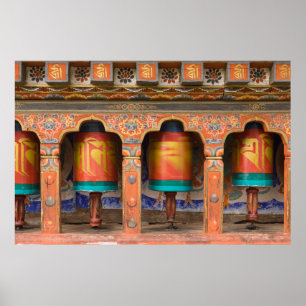 Spinning Prayer Wheels Poster