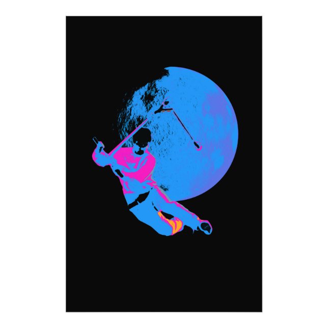 Spinning the Moon - Scooter Rider Photo Print (Front)