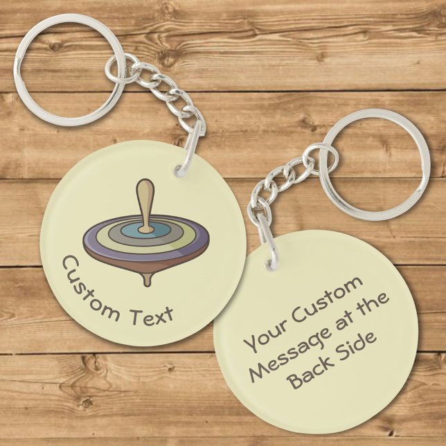 Spinning Top Keychain (Creator Uploaded)