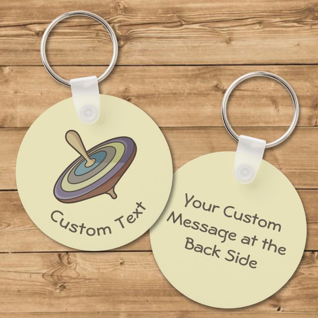 Spinning Top Keychain (Creator Uploaded)