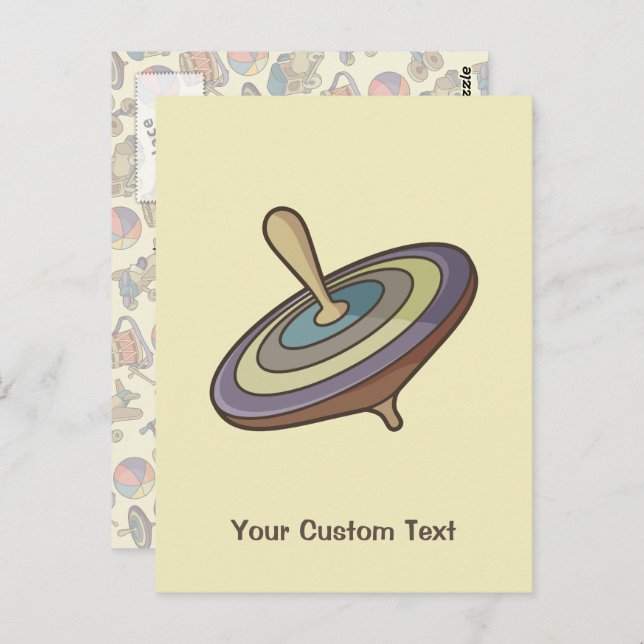 Spinning Top Postcard (Front/Back)