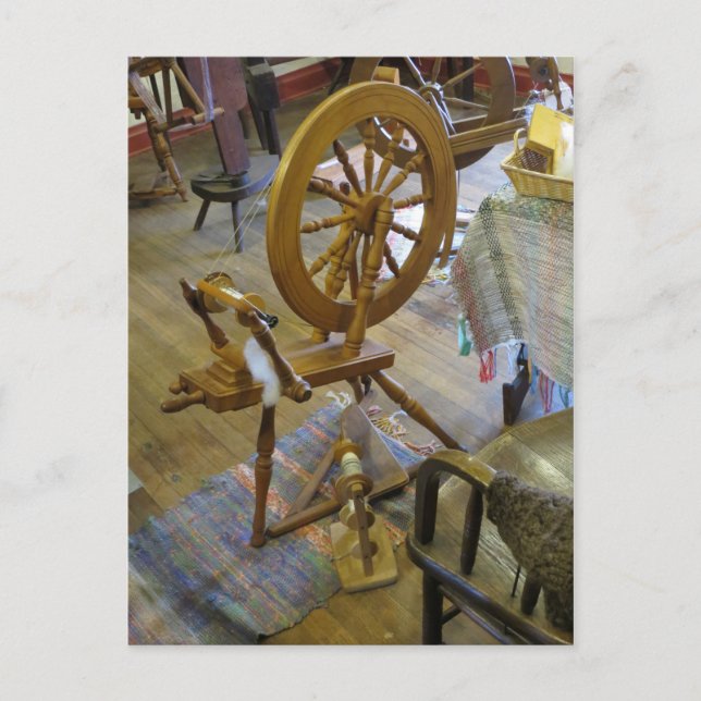 Spinning Wheel Postcard (Front)