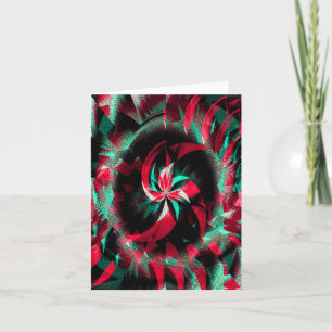 Spinning Yule wreath.... Card