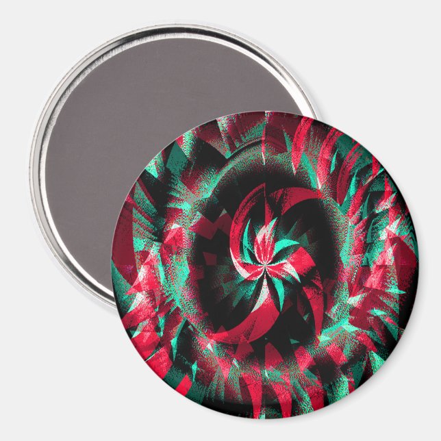 Spinning Yule wreath.... Magnet (Front/Back)