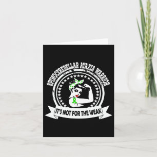 Spinocerebellar Ataxia Warrior Awareness T Card