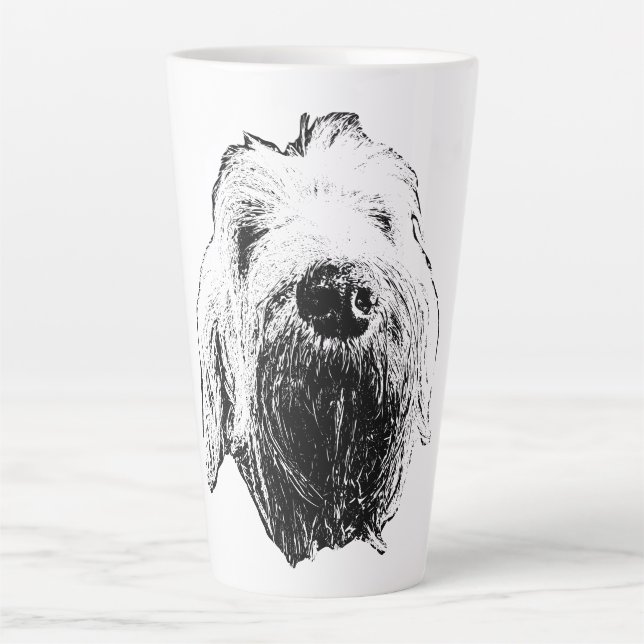 Spinone Emblem Latte Mug (Front)
