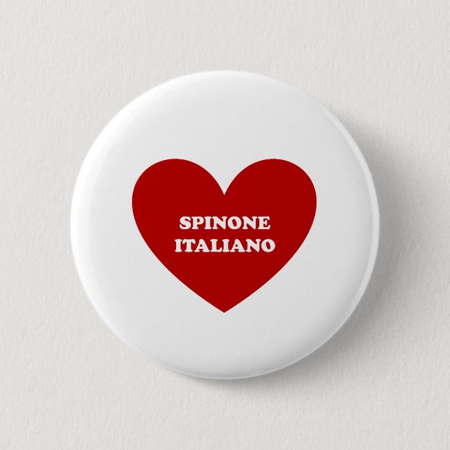Spinone Italiano 6 Cm Round Badge (Front)