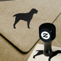 Spinone Italiano Dog Breed Silhouette