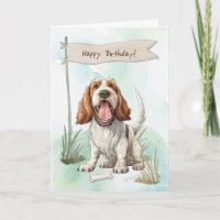 Spinone Italiano Dog Breed Under Birthday Sign