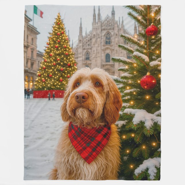 Spinone Italiano  Fleece Blanket (Front)