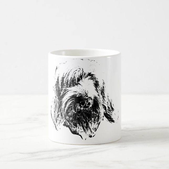 Spinone Italiano Mug – Ink Dog Headshot (Center)