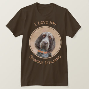 Spinone Italiano Painting - Cute Original Dog Art T-Shirt