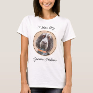 Spinone Italiano Painting - Cute Original Dog Art T-Shirt