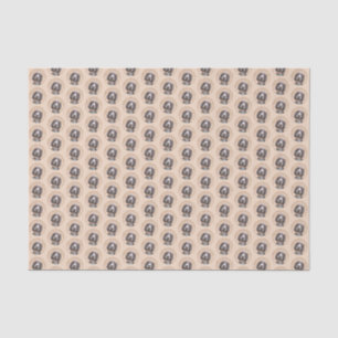 Spinone Italiano Painting - Cute Original Dog Art Tissue Paper