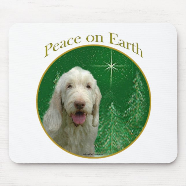 Spinone Italiano Peace Mouse Pad (Front)