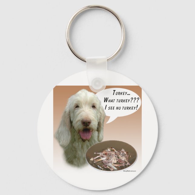 Spinone Italiano Turkey Key Ring (Front)