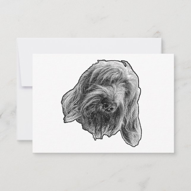 Spinone Kind Thanks Thank You Card (Front)