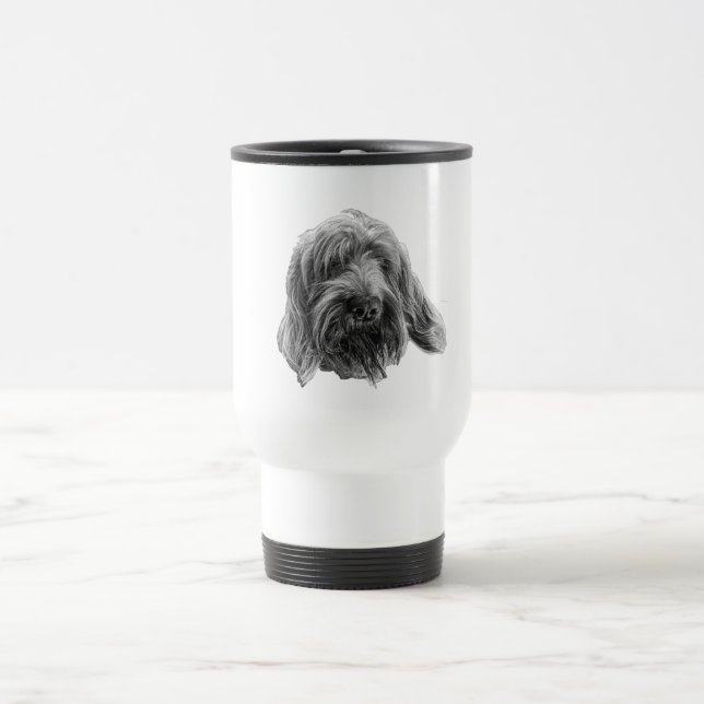 Spinone Road Thermos Travel Mug (Center)