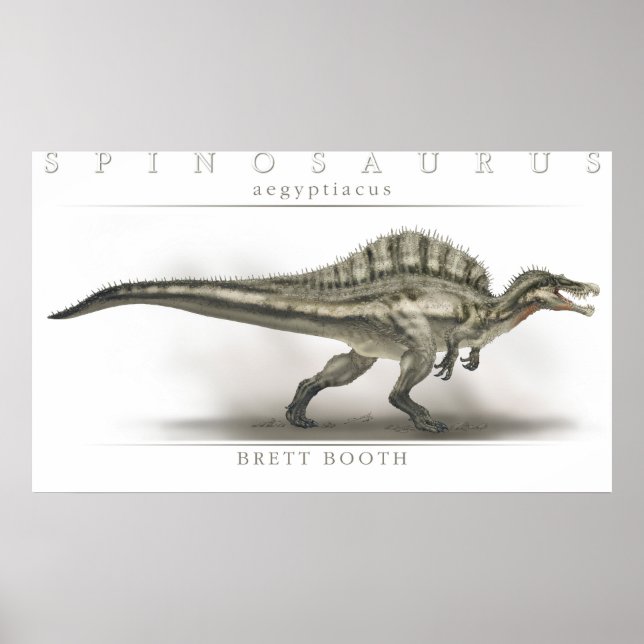Spinosaurus aegyptiacus poster (Front)