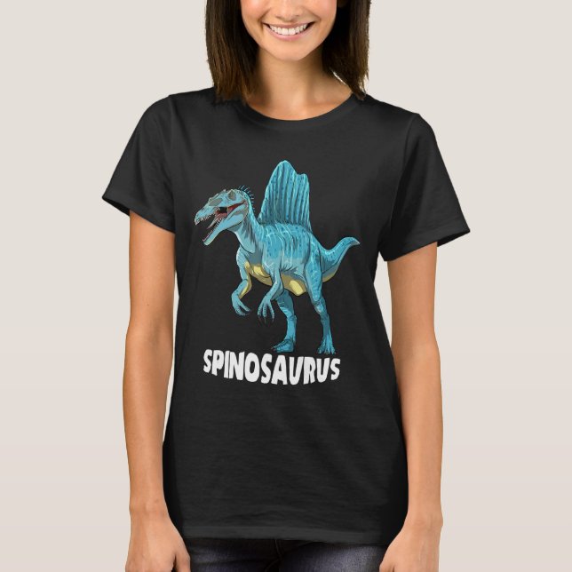 Spinosaurus Dinosaur Design T-Shirt (Front)