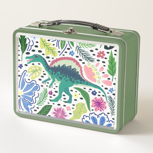 Spinosaurus dinosaur lunchbox  (Front)
