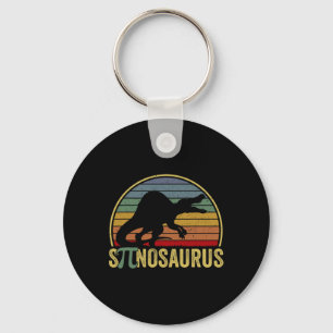 Spinosaurus - Dinosaur Pi Day Funny Math Pun  Key Ring