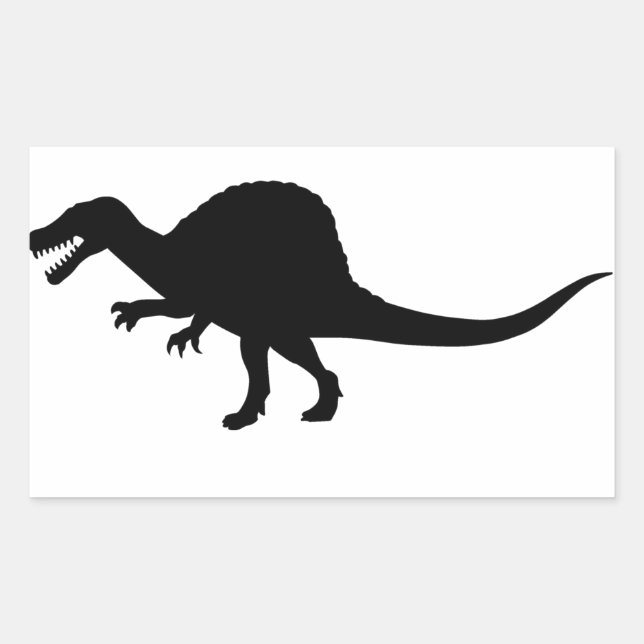 Spinosaurus Dinosaur Rectangular Sticker (Front)
