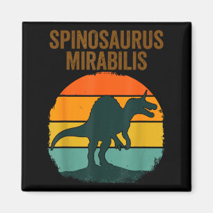 Spinosaurus mirabilis horned new dinosaur species magnet