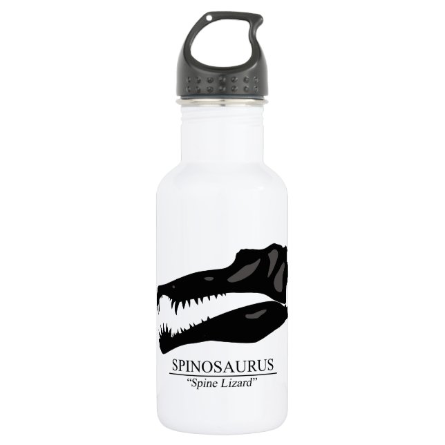 Spinosaurus Skull 532 Ml Water Bottle (Front)
