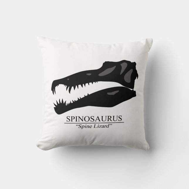 Spinosaurus Skull Cushion (Front)