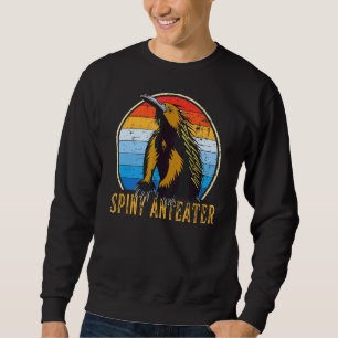 Spiny Anteater Echidna Retro Vintage Distressed An Sweatshirt
